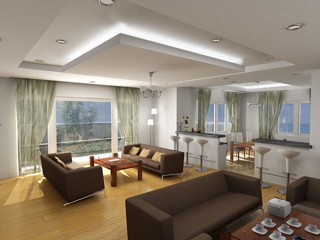 20+ Mẫu trần thạch cao đẹp cho phòng khách ấn tượng