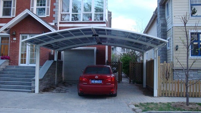 kích thước gara ô tô ngoài trời